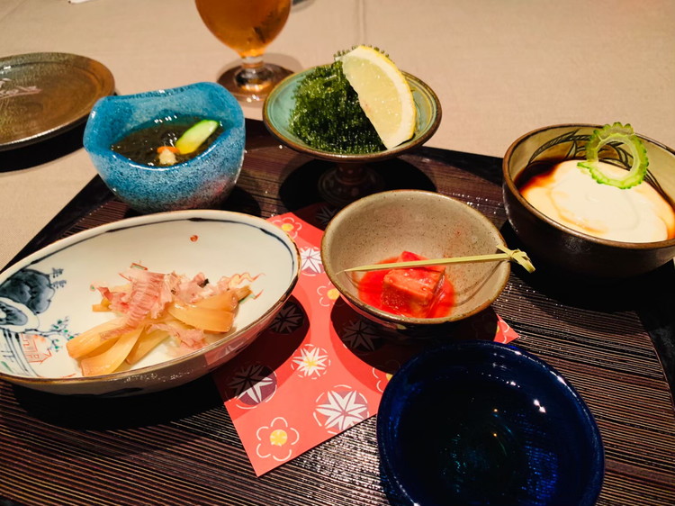 GUSUKU 夕食 琉球珍味5種盛り合わせ